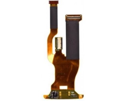 Шлейф для Nokia 6260 Slide с камерой, компонентами, оригинал межплатный с камерой и компонентами