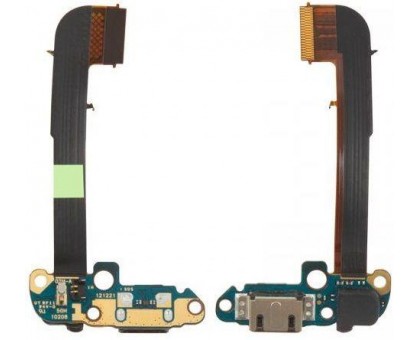 Шлейф для HTC 801e One M7, с разъемом зарядки, микрофоном