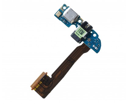 Шлейф для HTC One M8 с разъемом зарядки, разъемом наушников, микрофоном