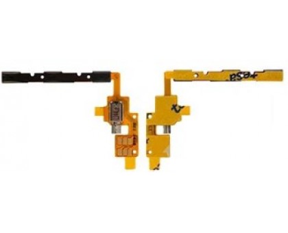 Шлейф для Huawei C8816 с кнопкой включения, кнопками громкости, виброзвонком