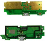 Шлейф для Lenovo A850, с разъемом зарядки, с микрофоном