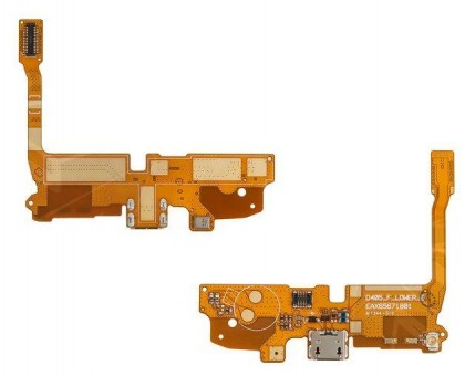 Шлейф для LG D405 Optimus L90/ D410/ D415 с разъемом зарядки, микрофоном