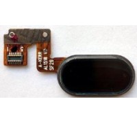 Шлейф для Meizu M3 Note (L681H), с кнопкой меню (Home), черного цвета, 14 pin