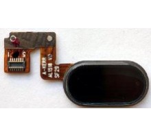 Шлейф для Meizu M3 Note (L681H), с кнопкой меню (Home), черного цвета, 14 pin
