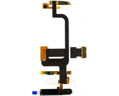 Шлейф для Nokia C6-00 с клавиатурным модулем, с компонентами, камерой, оригинал (Китай)