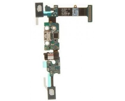 Шлейф для Samsung A310Y Galaxy A3 (2016), с разъемом зарядки, разъемом наушников, с кнопкой Меню (Home), сенсорными кнопками, микрофоном REV:05B