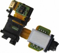 Шлейф для Sony D6603 Xperia Z3/ D6633/ D6643/ D6653, с разъёмом для наушников, c датчиком приближения, с компонентами