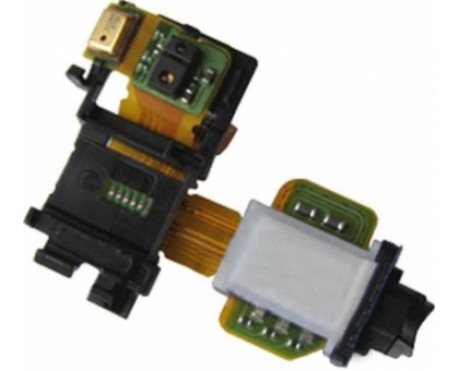 Шлейф для Sony D6603 Xperia Z3/ D6633/ D6643/ D6653, с разъёмом для наушников, c датчиком приближения, с компонентами