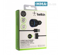 Автозарядка Belkin F8J071 Iphone 4S 2 USB A