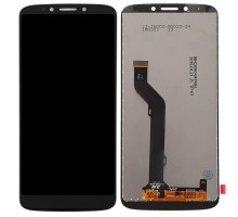 Дисплей Motorola XT1924-1 E5 Plus тачскрин сенсор черный оригиал