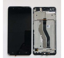 Дисплей Asus ZenFone 3 Zoom ZE553KL тачскрин сенсор черный OLED копия хорошего качества