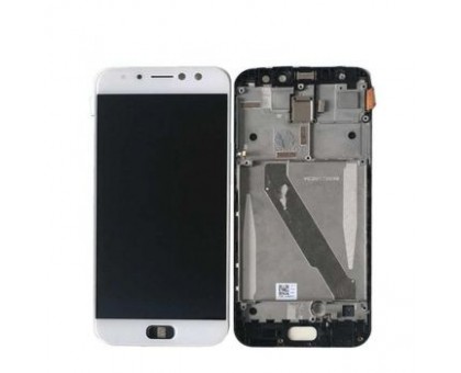 Дисплей Asus ZenFone 4 Selfie Pro ZD552KL тачскрин сенсор белый в рамке Amoled оригинал