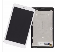 Дисплей Asus ZenFone Go ZB690KG/Z171KG ZenPad C 7.0 тачскрин сенсор белый в рамке серебристого цвета