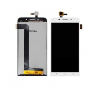 Дисплей Asus ZenFone Max ZC550KL тачскрин сенсор белый в рамке