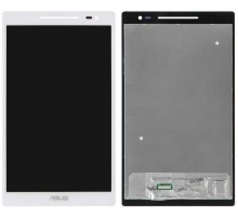 Дисплей Asus ZenPad 8.0 Z380M Wi-Fi/Z380C тачскрин сенсор белый с синим шлейфом
