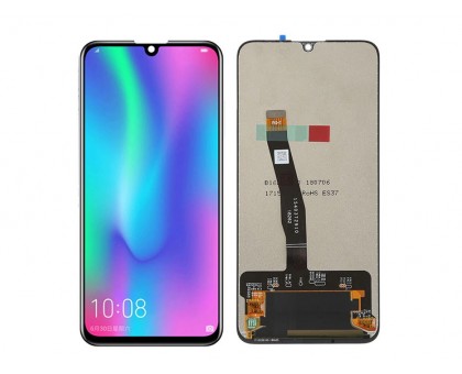 Дисплей Honor 10 тачскрин сенсор черный оригинал со шлейфом сканера отпечатка пальца