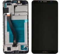 Дисплей Honor 7A Pro 5.7 AUM-L29/Honor 7C 5.7 AUM-L41 Huawei Y6 2018 ATU-L21/Y6 Prime 2018 ATU-L31 тачскрин сенсор черный в рамке оригинал