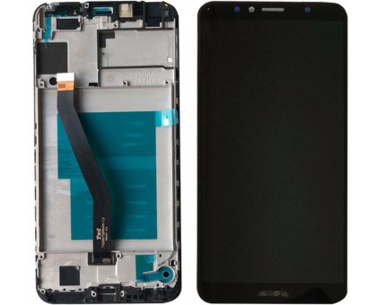 Дисплей Honor 7A Pro 5.7 AUM-L29/Honor 7C 5.7 AUM-L41 Huawei Y6 2018 ATU-L21/Y6 Prime 2018 ATU-L31 тачскрин сенсор черный в рамке оригинал