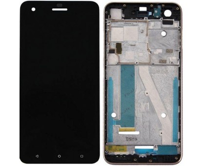 Дисплей HTC 10 Desire Pro тачскрин сенсор черный в рамке