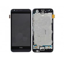 Дисплей HTC 620G Desire Dual Sim тачскрин сенсор серый в рамке голубого цвета