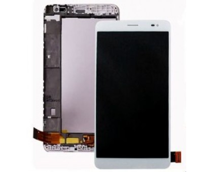 Дисплей Huawei MediaPad X1 тачскрин сенсор белый в рамке Snow White