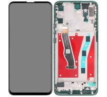 Дисплей Huawei P Smart Z/Y9 Prime 2019 тачскрин сенсор черный в рамке зеленого цвета Emerald Green оригинал