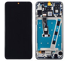 Дисплей Huawei P30 Lite/Nova 4e тачскрин сенсор черный в рамке синего цвета версия 6/128GB 48 MP