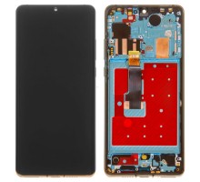 Дисплей Huawei P30 Pro тачскрин сенсор черный в рамке OLED оригинал