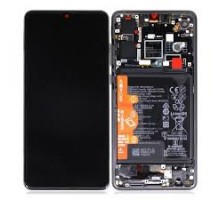 Дисплей Huawei P30 тачскрин сенсор черный в рамке OLED оригинал Refurbished
