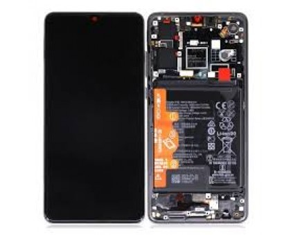 Дисплей Huawei P30 тачскрин сенсор черный в рамке OLED оригинал Refurbished