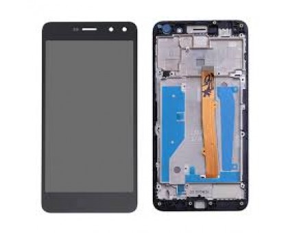 Дисплей Huawei Y5 2017/Y5 III 2017/Y6 2017 тачскрин сенсор черный в рамке