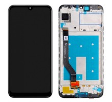 Дисплей Huawei Y7 2019/Y7 Prime 2019/Y7 Pro 2019 тачскрин сенсор черный в рамке