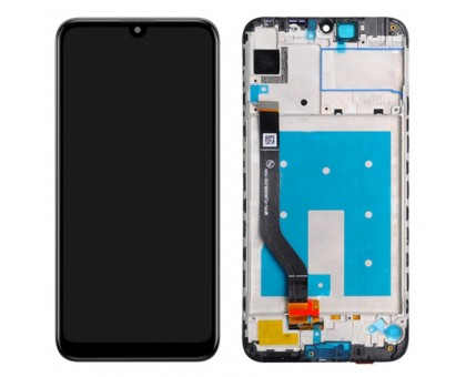 Дисплей Huawei Y7 2019/Y7 Prime 2019/Y7 Pro 2019 тачскрин сенсор черный в рамке