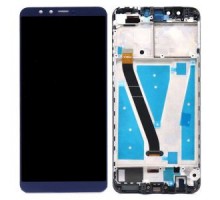 Дисплей Huawei Y9 2018/Enjoy 8 Plus тачскрин сенсор синий в рамке