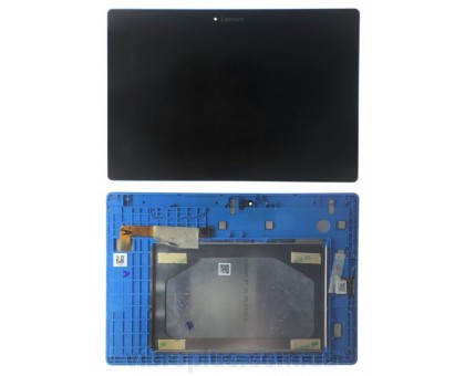Дисплей Lenovo Tab 10 TB-X103F тачскрин сенсор черный в рамке синего цвета