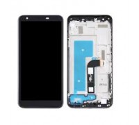 Дисплей LG X120 K20 2019 тачскрин сенсор черный в рамке