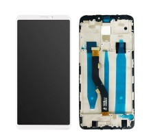Дисплей Meizu Note 8 M822/M8 Note тачскрин сенсор белый в рамке