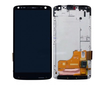 Дисплей Motorola XT1580 Moto X Force/XT1581/XT1585 тачскрин сенсор черный Amoled оригинал