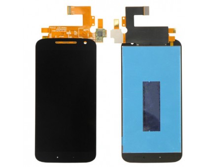 Дисплей Motorola XT1640 Moto G4 Plus/XT1641/XT1642/XT1643/XT1644 тачскрин сенсор черный в рамке