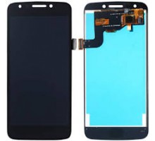 Дисплей Motorola XT1765 Moto E4/XT1766 версия USA без отверстия под кнопку Home тачскрин сенсор черный