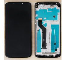 Дисплей Motorola XT1924-1 E5 Plus тачскрин сенсор черный в рамке