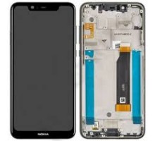 Дисплей Nokia 5.1 тачскрин сенсор черный в рамке оригинал