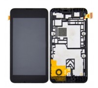 Дисплей Nokia 530 Lumia тачскрин сенсор черный оригинал
