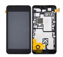 Дисплей Nokia 530 Lumia тачскрин сенсор черный оригинал