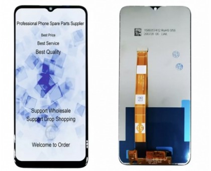 Дисплей Realme C11/Realme С12/Realme С15 тачскрин сенсор черный оригинал