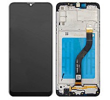 Дисплей Samsung A207F Galaxy A20s 2019 тачскрин сенсор черный в рамке копия хорошего качества