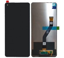 Дисплей Samsung A215 Galaxy A21 тачскрин сенсор черный в рамке копия хорошего качества