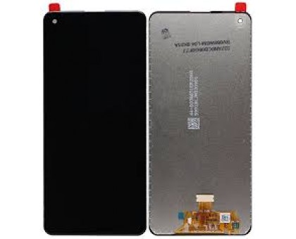Дисплей Samsung A217F Galaxy A21s тачскрин сенсор черный копия хорошего качества
