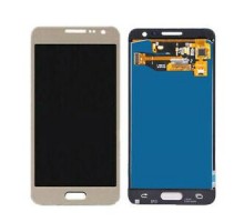 Дисплей Samsung A300H Galaxy A3 2015/A300F тачскрин сенсор золотистый Champagne Gold OLED копия хорошего качества