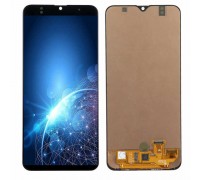 Дисплей Samsung A307F Galaxy A30s 2019 тачскрин сенсор черный TFT копия (In-Cell) без функции отпечатка пальца